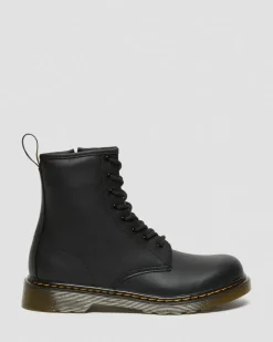 Youth 1460 Softy T Leather Lace Up Boots in Black