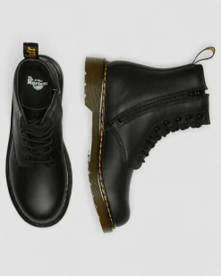 Youth 1460 Softy T Leather Lace Up Boots in Black