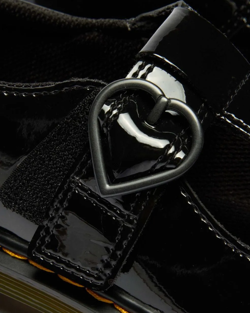 Youth Polly II Heart Patent Leather Shoes