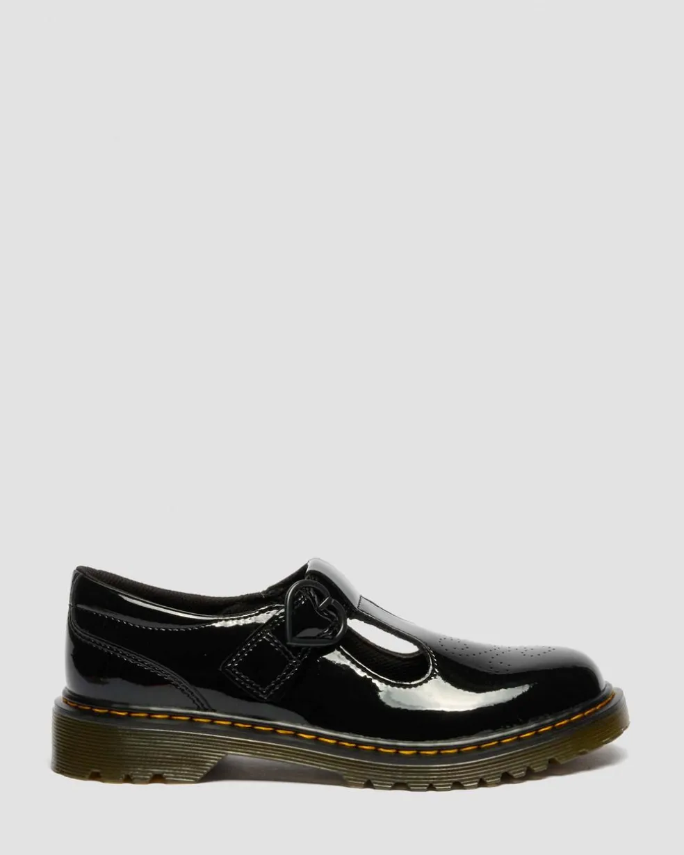 Youth Polly II Heart Patent Leather Shoes