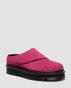 Zebzag Anywair Suede Mules in Fuchsia Pink