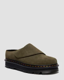 Zebzag Anywair Suede Mules in Olive