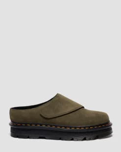 Zebzag Anywair Suede Mules in Olive
