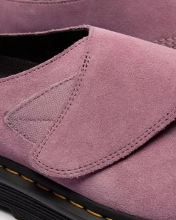 Zebzag Anywair Suede Platform Mules in Dusty Rose