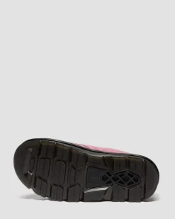 Zebzag Anywair Suede Platform Mules in Dusty Rose