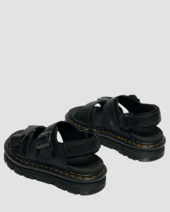 Zebzag Pisa Platform Sandals in Black