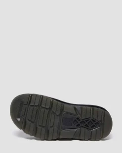 Zebzag Suede Casual Slingback Platform Mules in Black