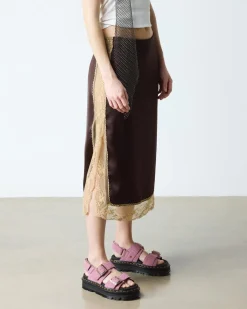 Zebzag Suede Platform Sandals in Dusty Rose