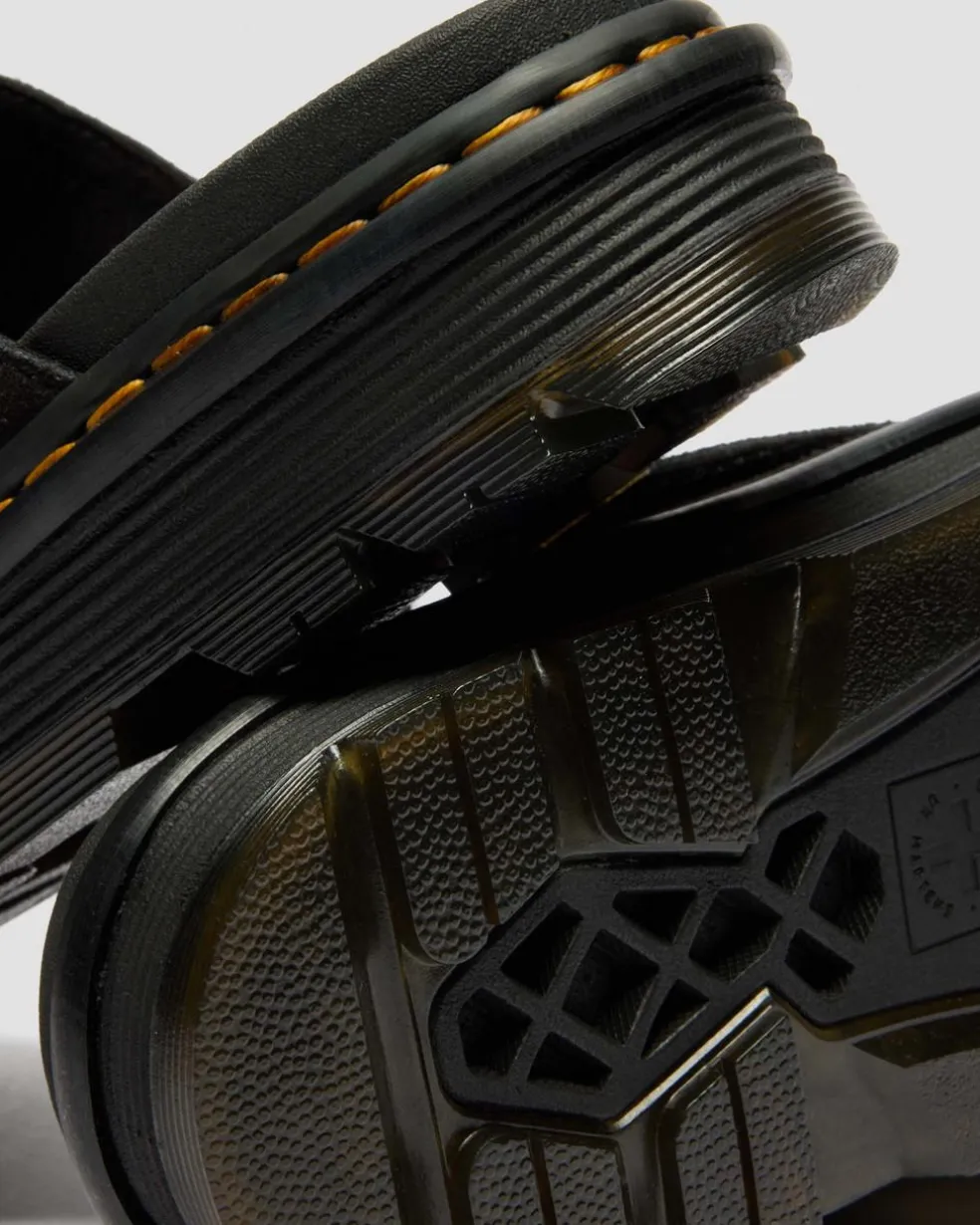Zebzag Suede Platform Slides in Black